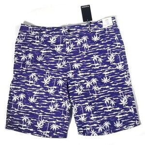 RQQBA Palm Tree Swim Board Shorts NWT size 38